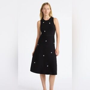 Free Assembly Women's Beaded Sleeveless Midi Sweater Dress New